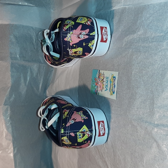 Vans SpongeBob Aloha Sneakers Men 10.5 = Women 12 - Picture 5 of 11